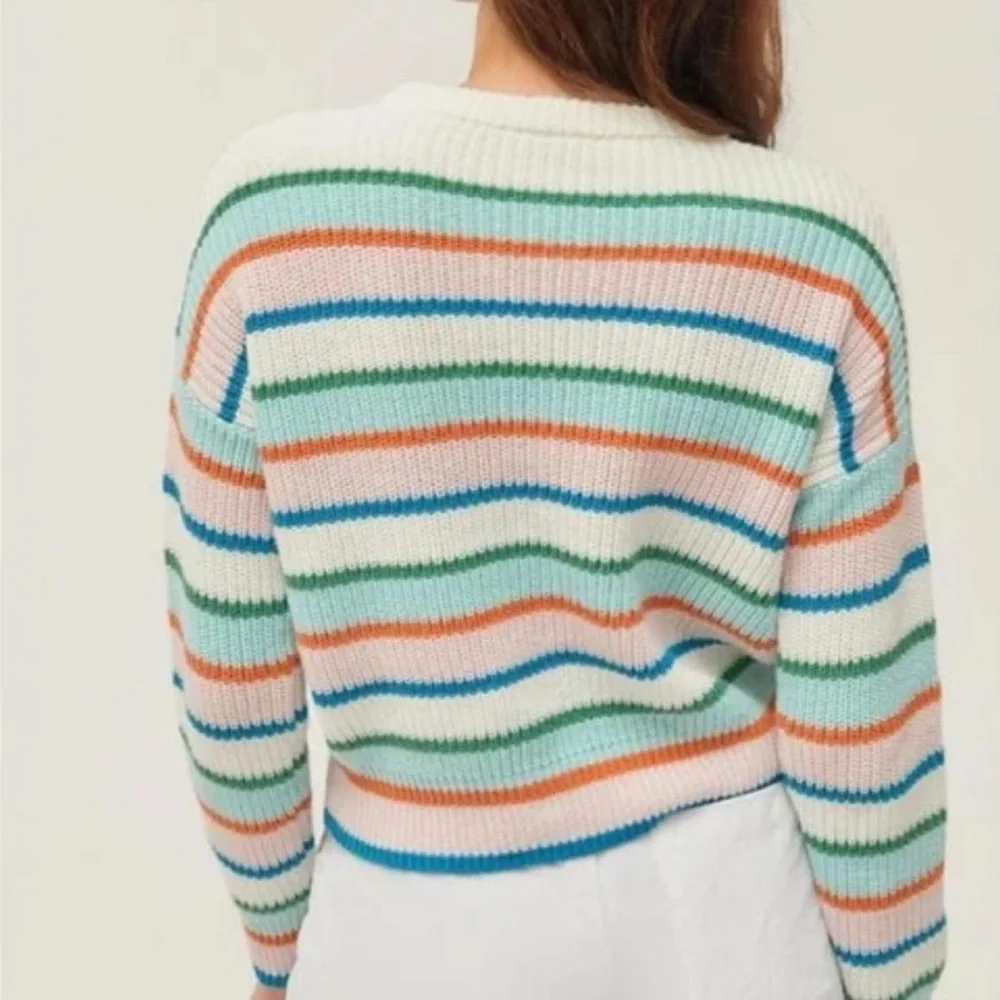 Urban Outfitters Andi Striped Sweater Size S - Picture 3 of 14
